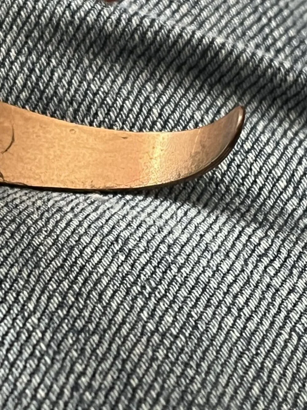 Vintage Bell Trading Post Solid Copper Cuff Bracelet Southwest